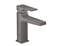 MONOMANDO LAVABO METROPOL 110 CROMO NEGRO CEPILLADO HANSGROHE